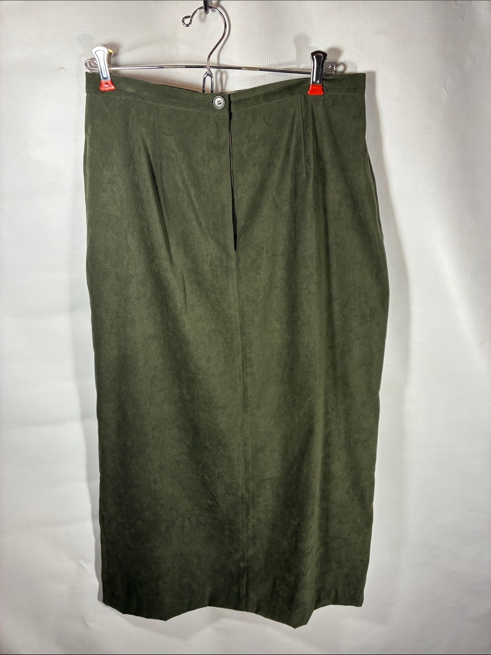 Coldwater Creek Olive Green A-Line Skirt
